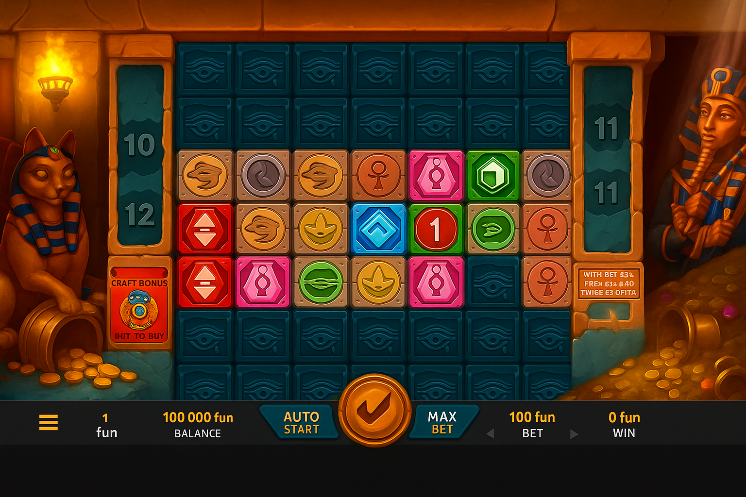 Mummyland Treasures gameplay